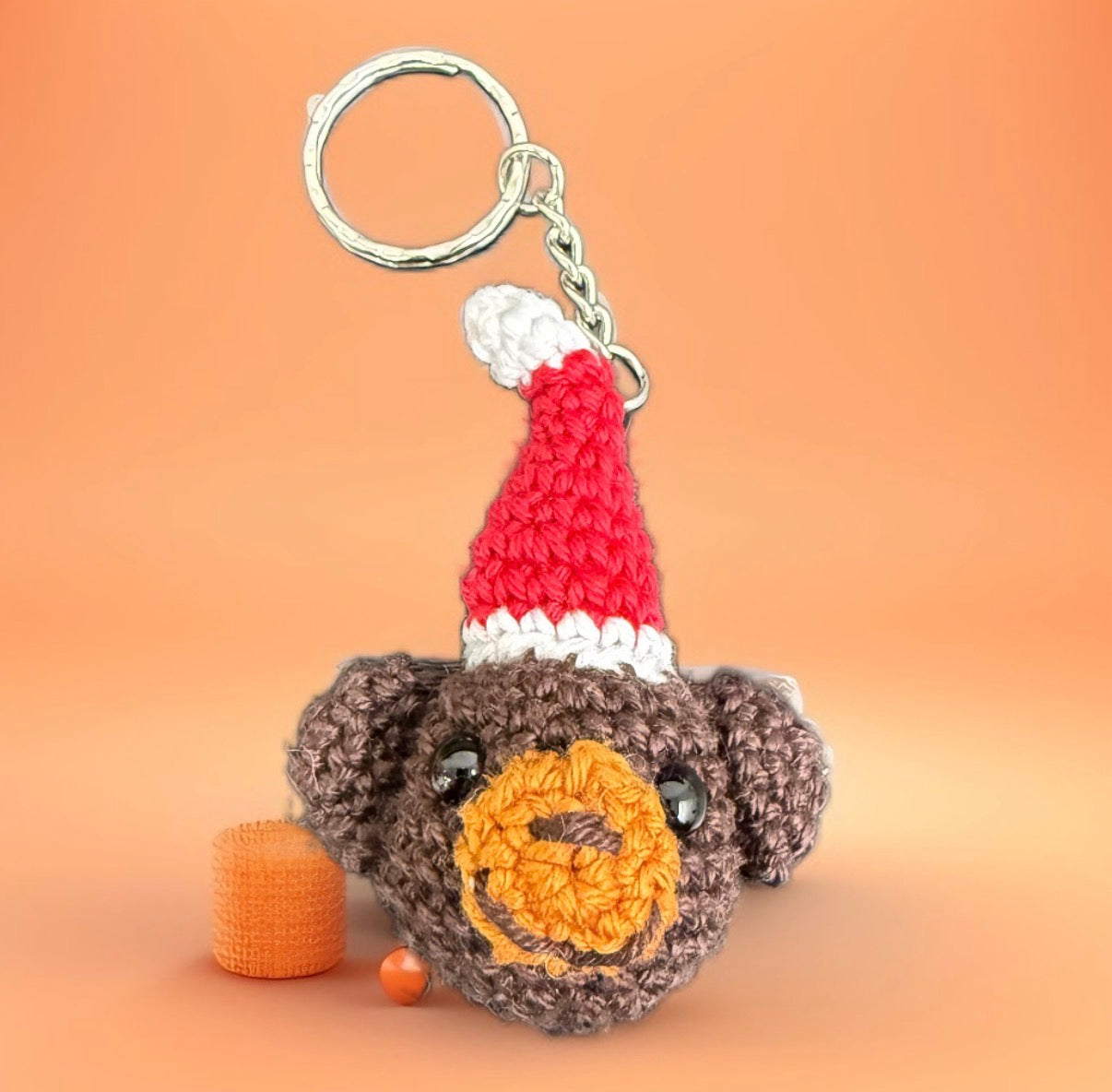 Crochet Teddy Christmas Edition Schlüsselanhänger