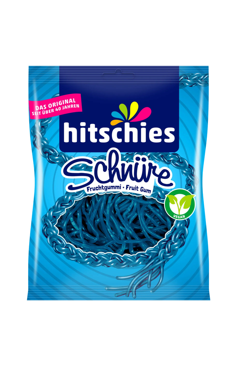 Hitschies Blaue Schnüre 125Gramm