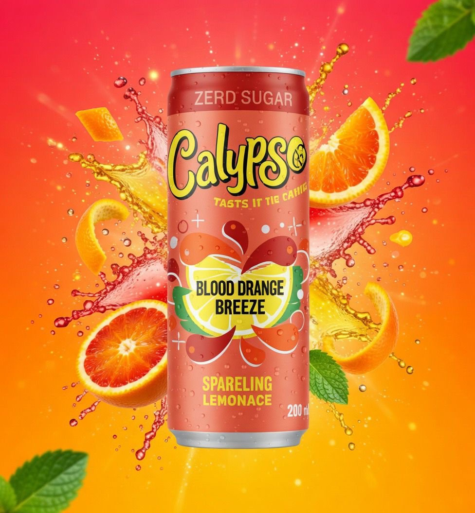 Calypso Blood Orange Breeze Zero 330ml