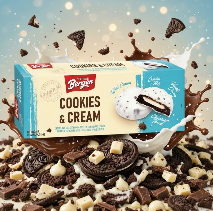 Bergen Osession Cookies & Cream 128 Gramm