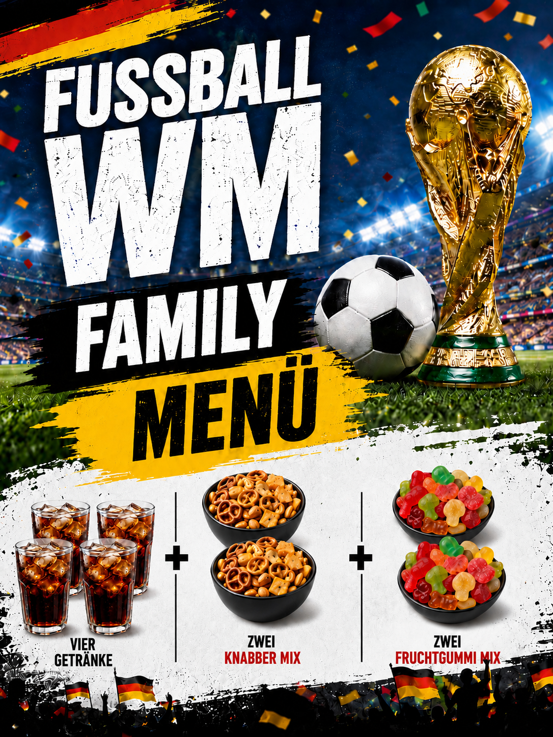⚽️⚽️ WM Paket ⚽️⚽️ knabbern und trinken zum Spiel