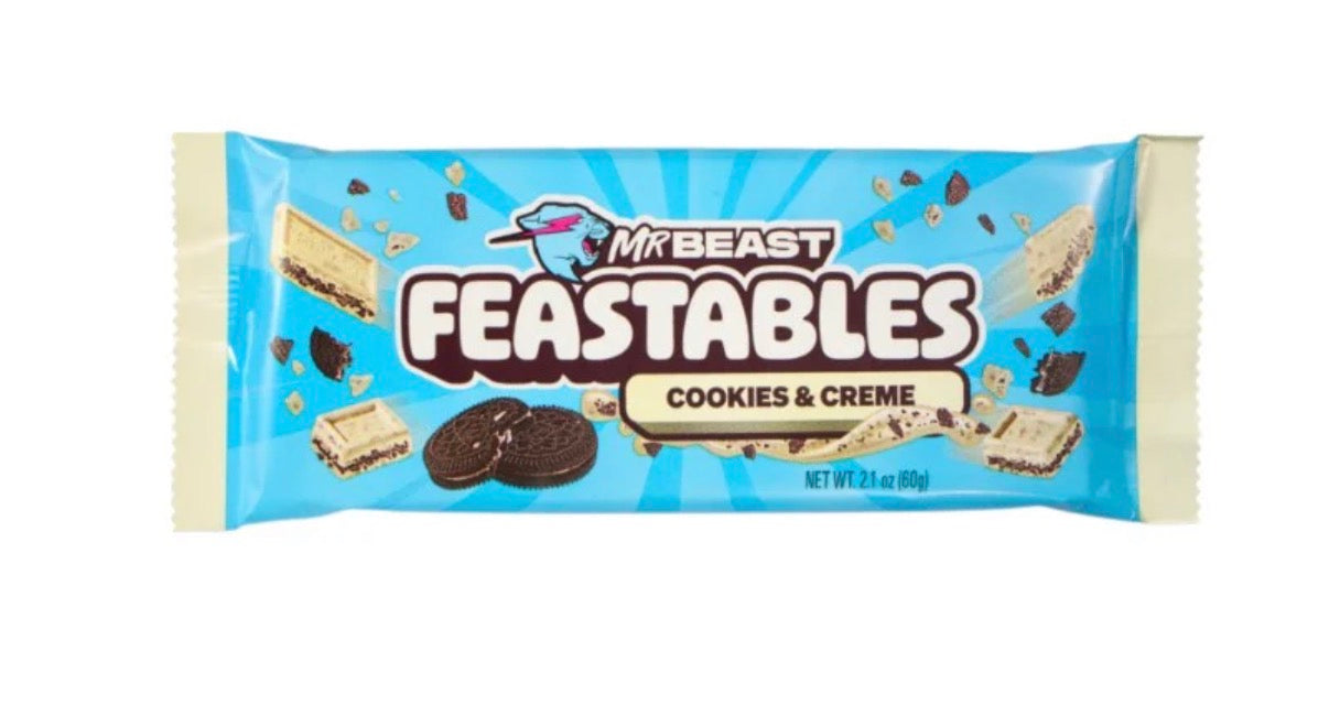 Mr Beast Feastables Cookies and Cream 60 Gramm