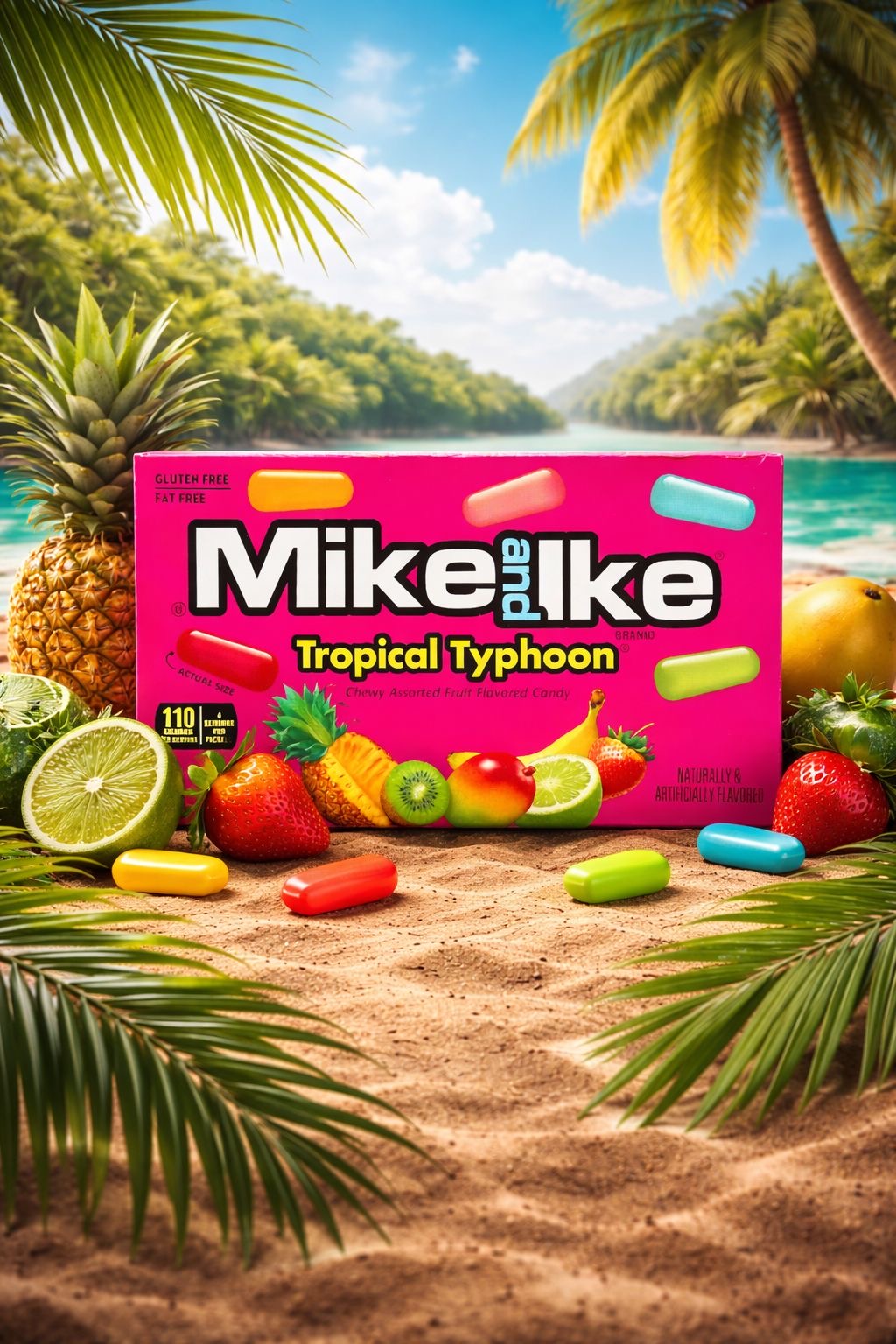 Mike & Ike Tropical Typhoon Theater Box 120 g