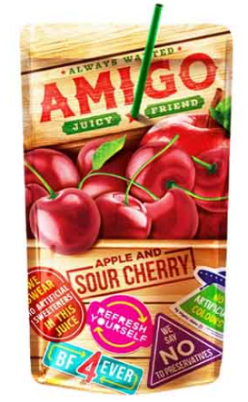 AMIGO Sour Cherry 200ml Nordmazedonien