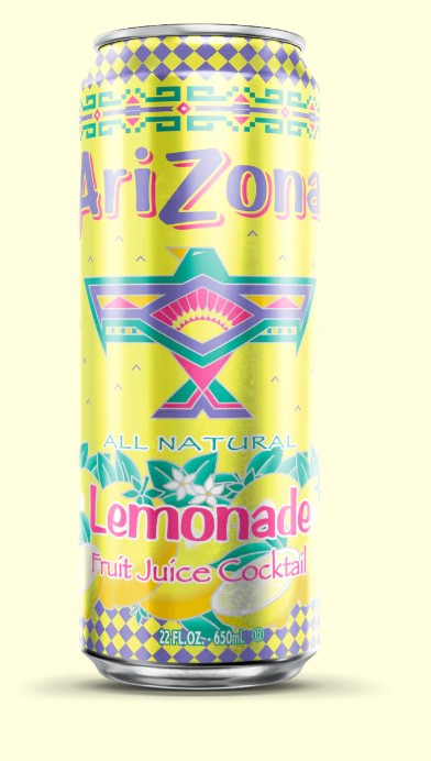 Arizona Lemonade 650ml USA