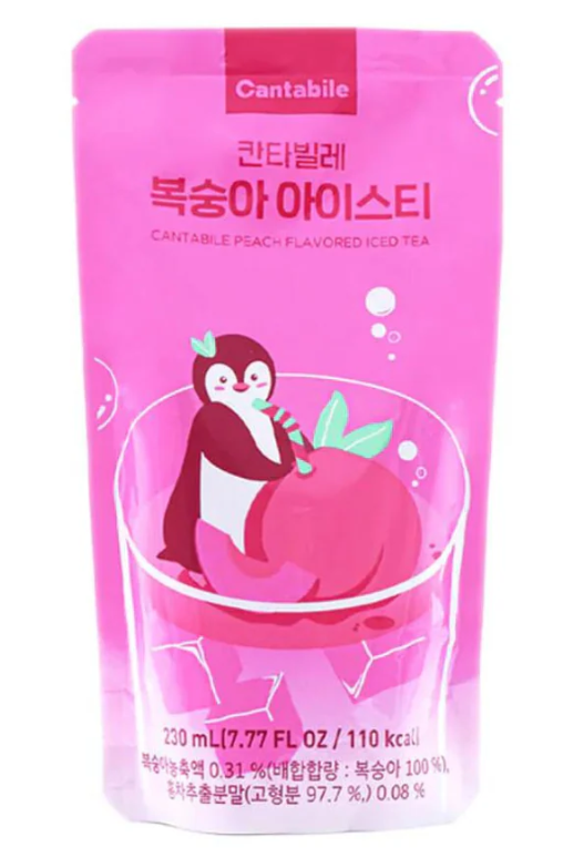 Cantabile Peach 230ml Südkorea