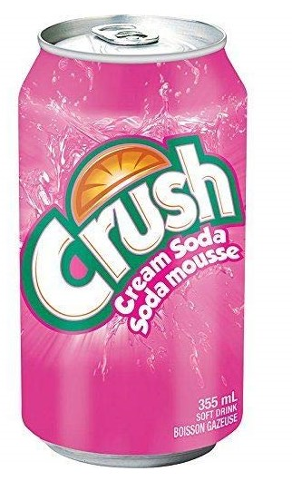 Crush Cream Soda 355ml USA