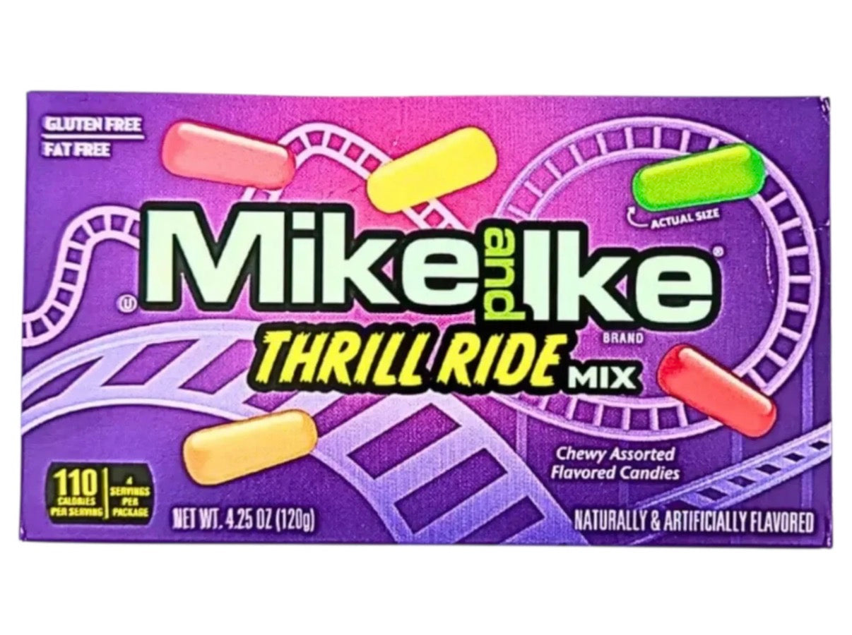 Mike and Ike Thrill Ride Mix 120 Gramm