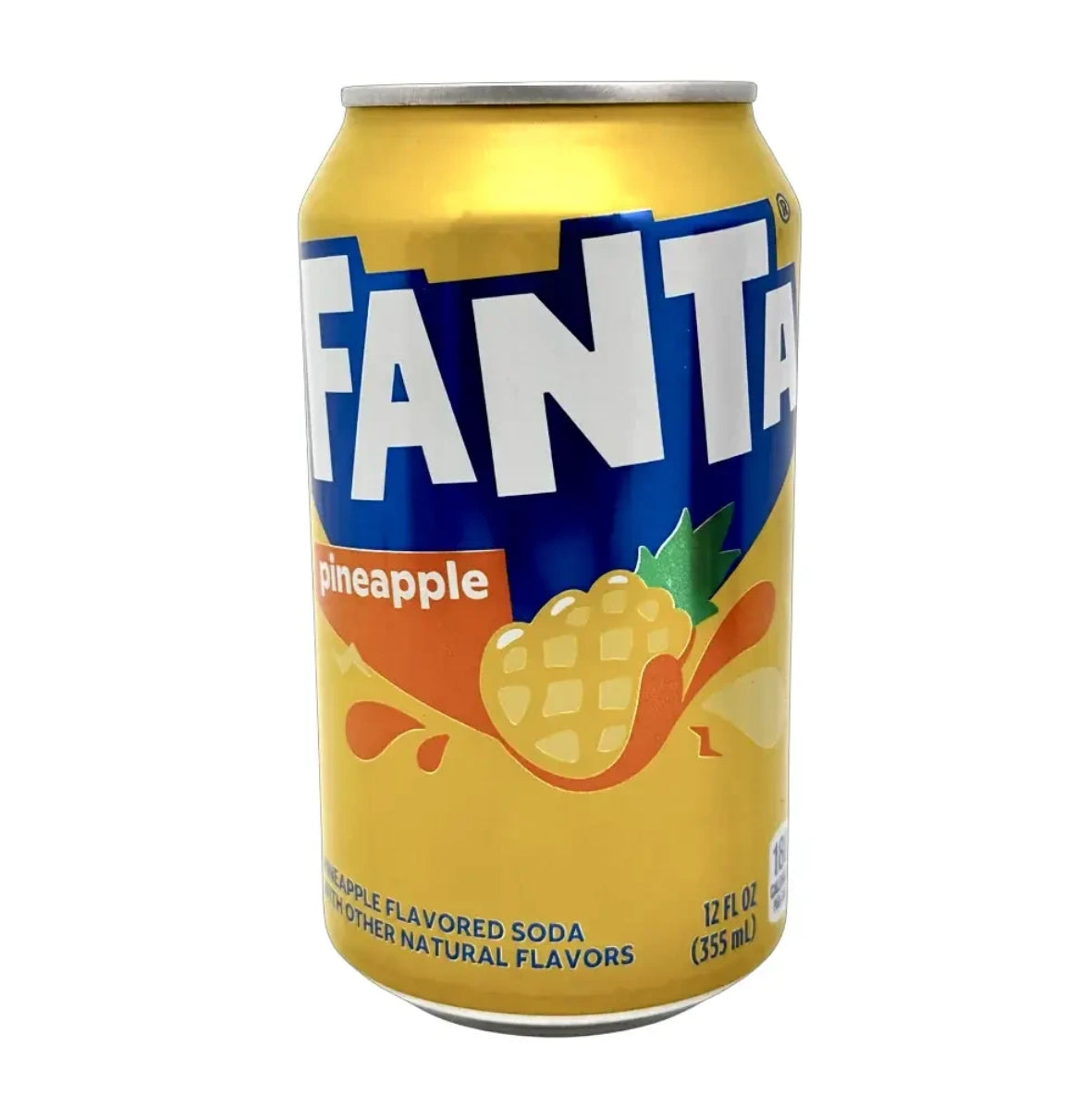 Fanta Pineapple Yellow 355ml (USA)