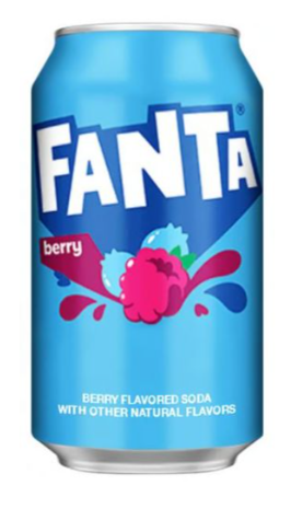 Fanta Berry Blue 355ml (USA)