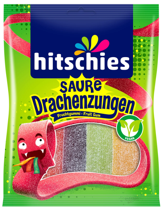 Hitschies Saure Drachenzungen 125 Gramm