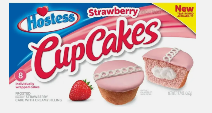 Hostess Strawberry Cupcakes USA