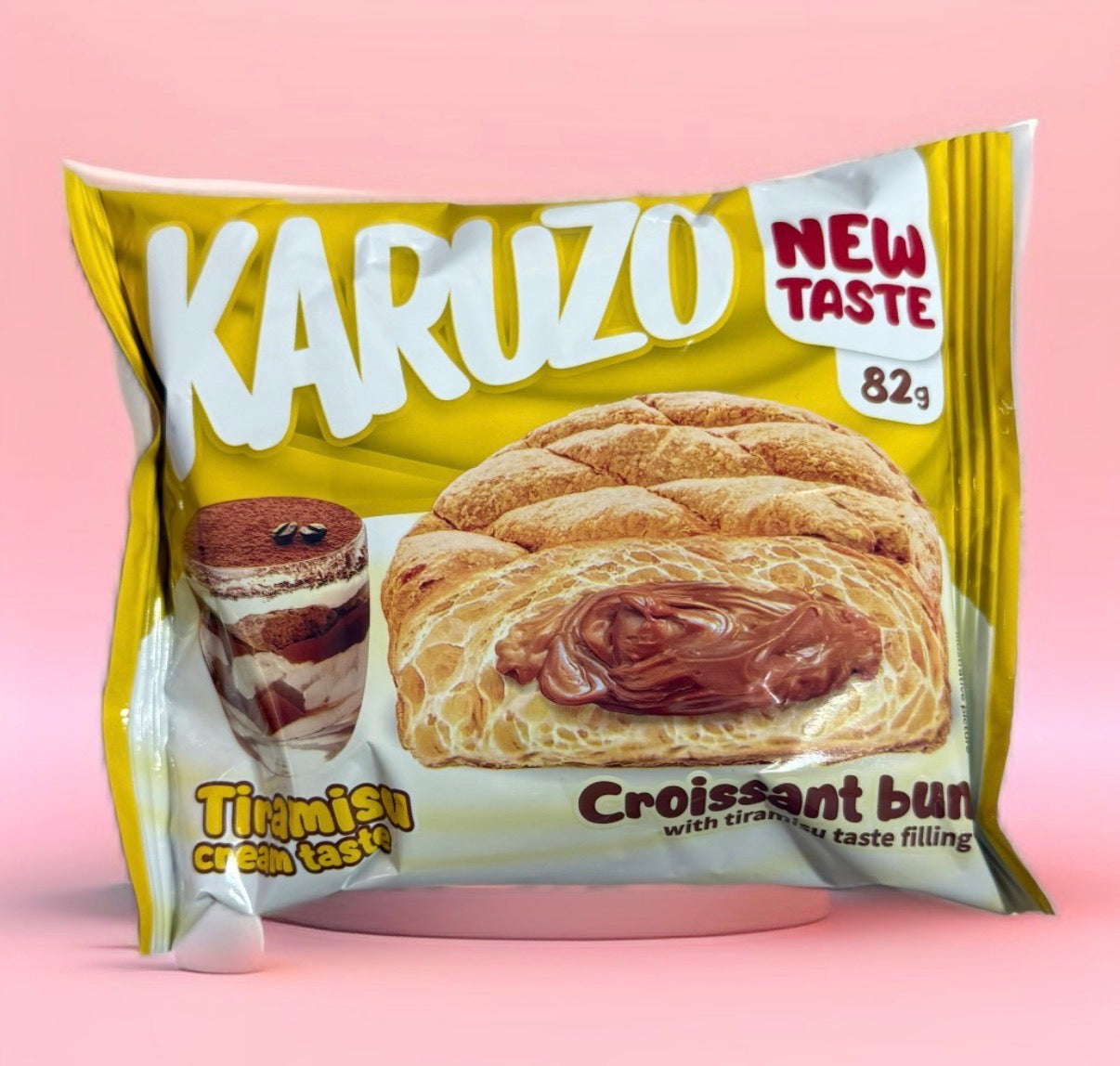 Karuzo Croissant Bun Tiramisu Cream 82 Gramm