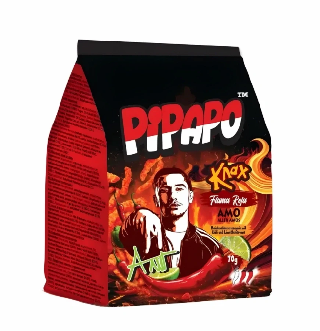 PIPAPO KNAX - Flama Roja (Red) 70g