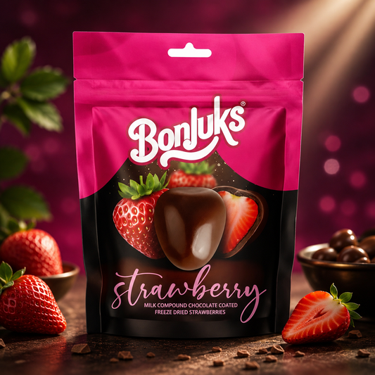 Bonjuks Freeze Dried Strawberry Milk 80g