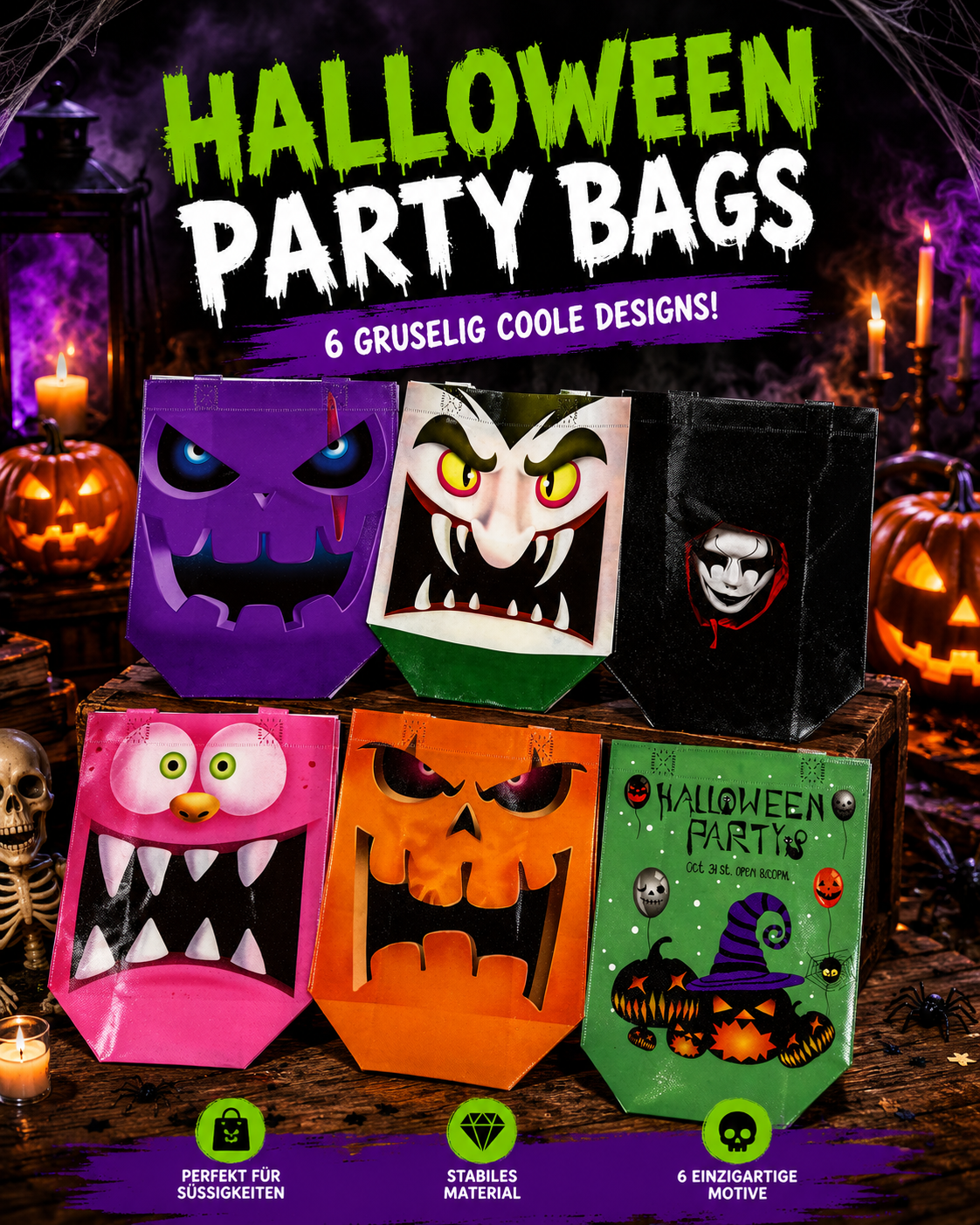Halloweentüte Party Bag