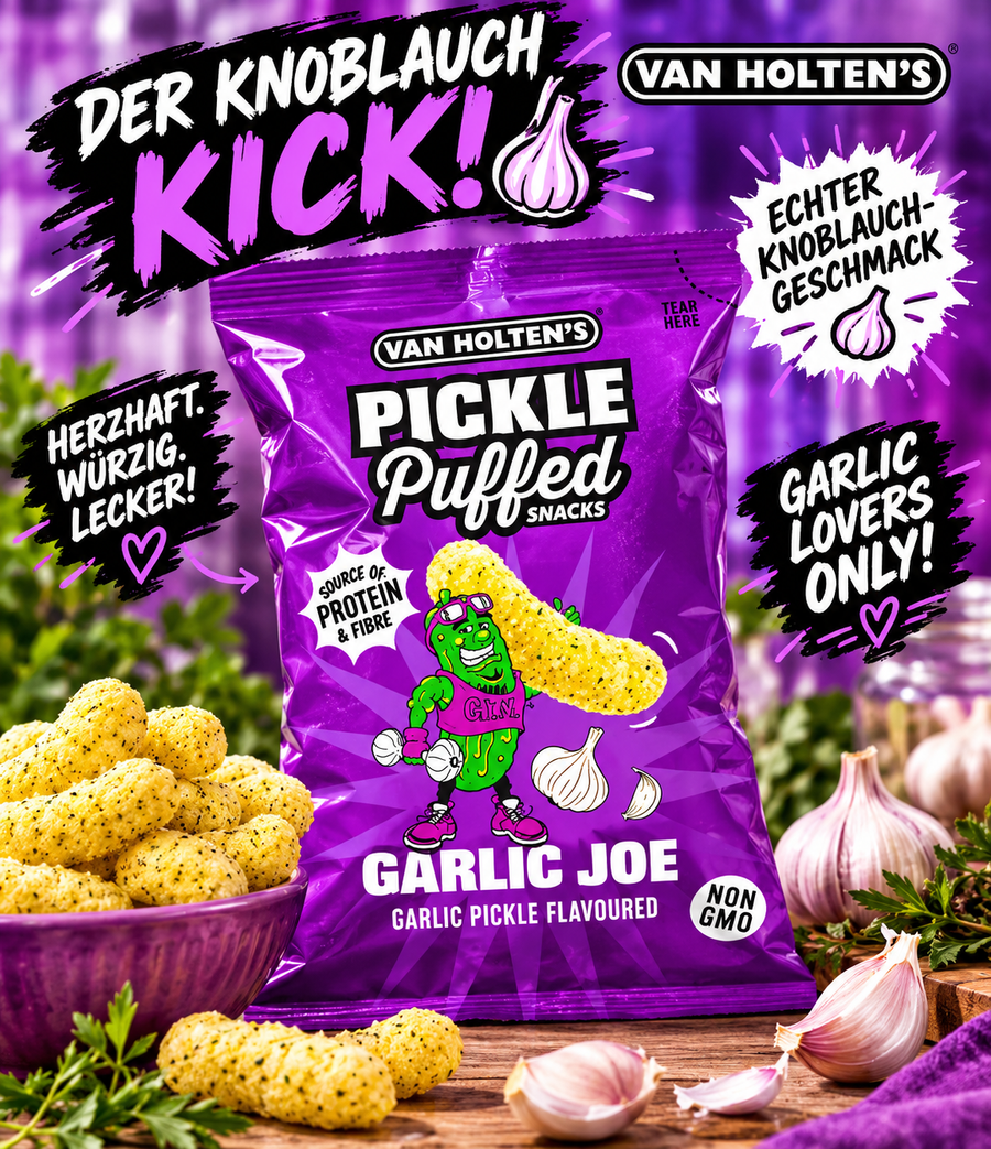 Van Holten's Pickle Puffed Snacks Garlic Joe 90g