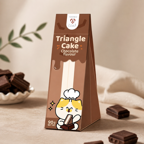 Triangle Sponge Cake - Chocolate 90g