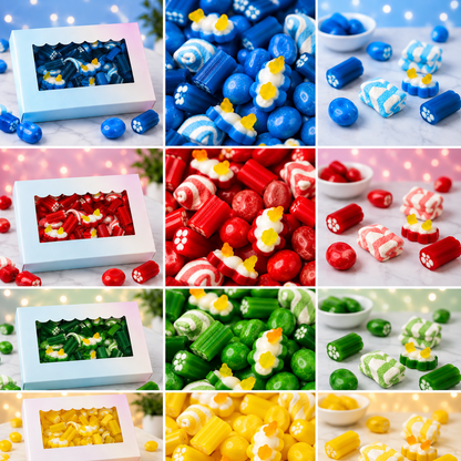 Farbige Candy Mix Box - Geschenkidee 🎁