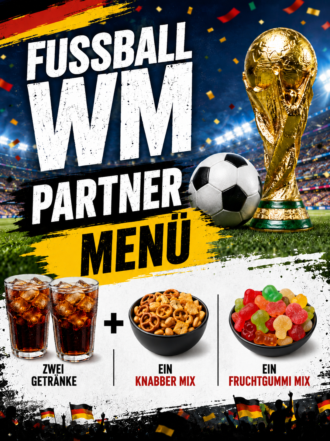 ⚽️⚽️ WM Paket ⚽️⚽️ knabbern und trinken zum Spiel