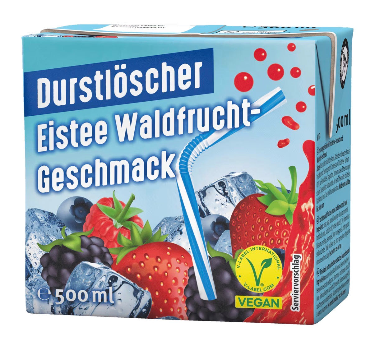Durstlöscher Eistee Waldfrucht 500ml