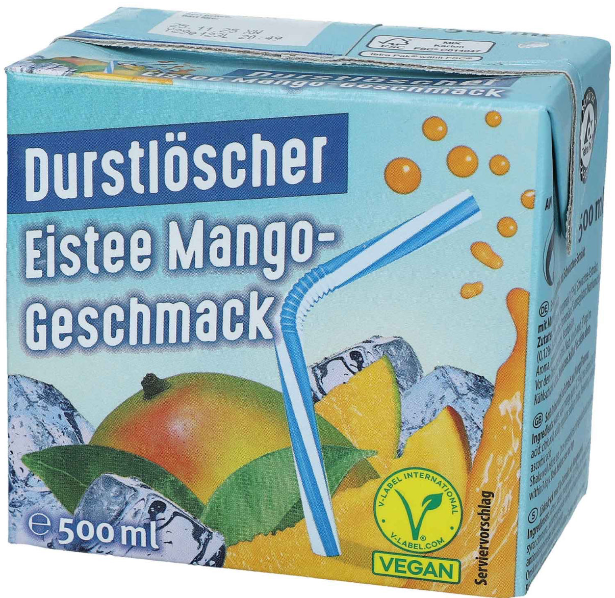 Durstlöscher Eistee Mango 500ml Deutschland