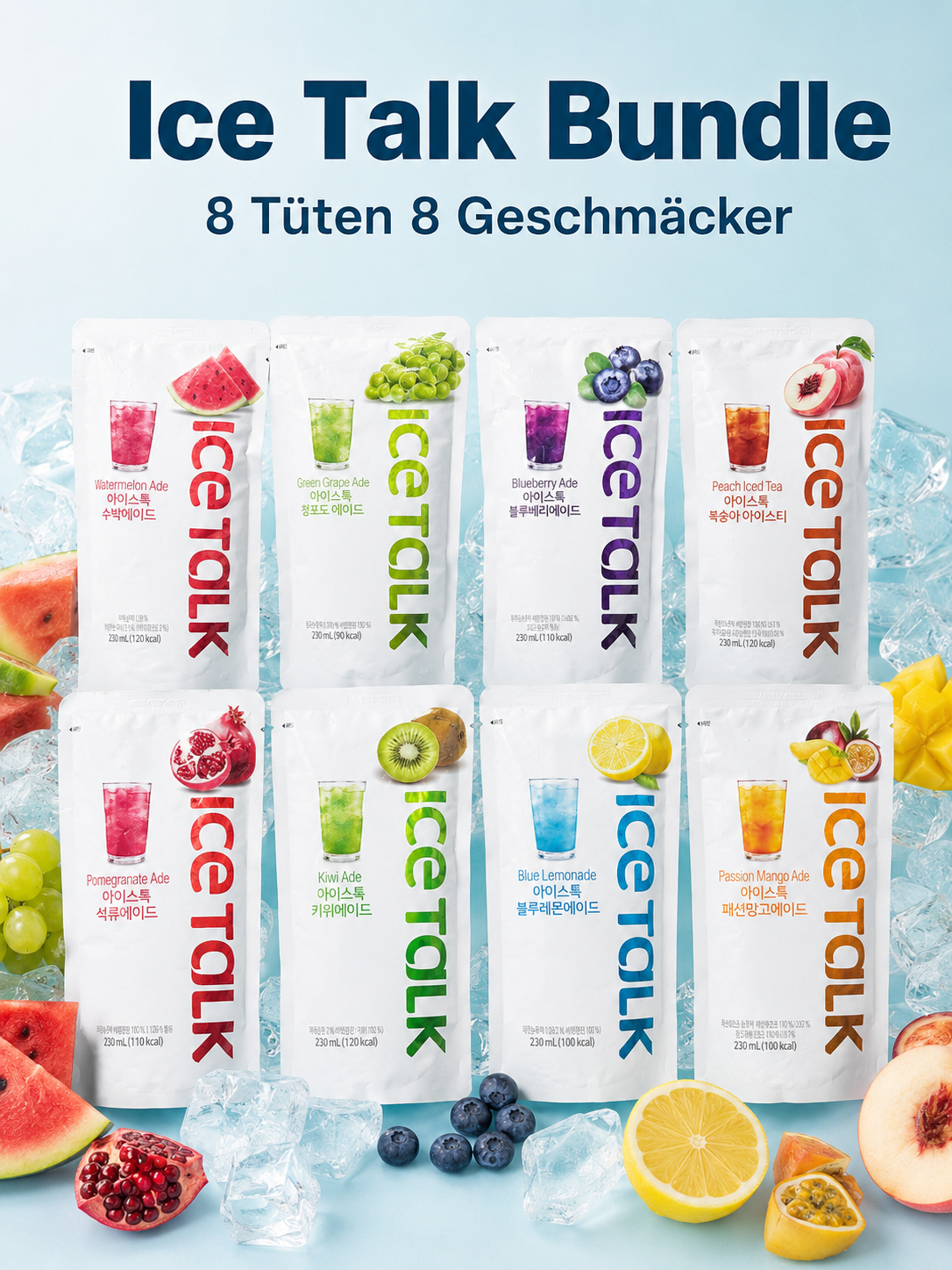 Ice Talk Bundle 8 Tüten a 230ml