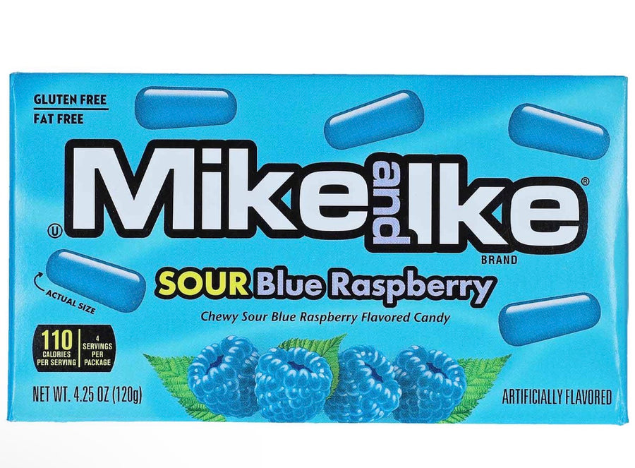 Mike and Ike Sour Blue Raspberry 120 Gramm