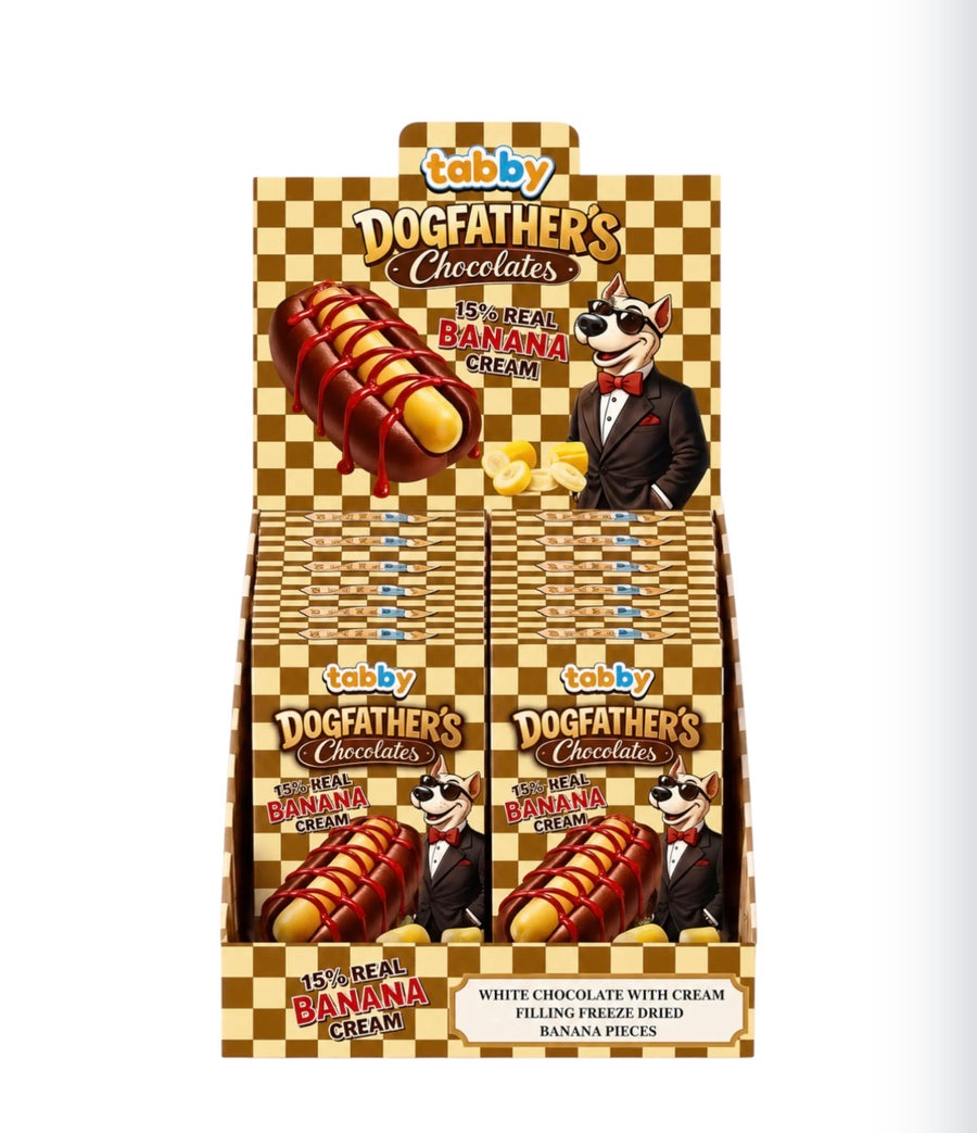 Tabby fathers hotdog banana 40 Gramm