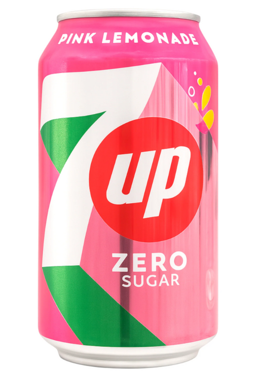 7UP Pink Lemonade Zero Sugar 330ml