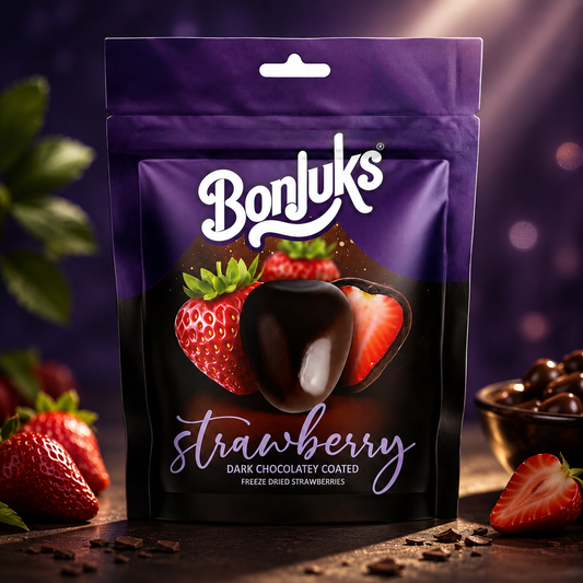 Bonjuks Freeze Dried Strawberry Dark 80g