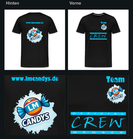 Team T-Shirt Herren schwarz