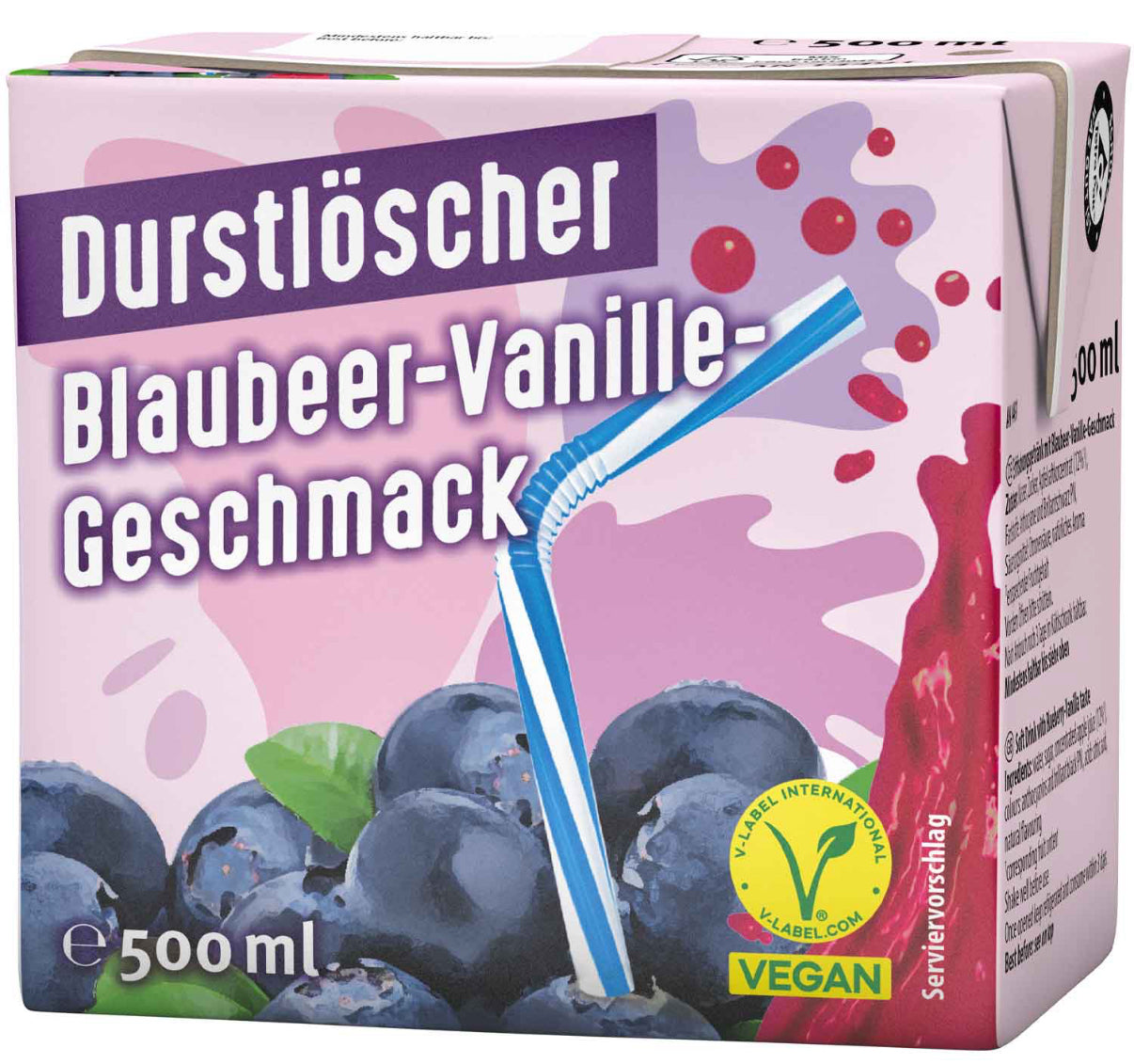 Durstlöscher Blaubeer-Vanille 500ml Deutschland