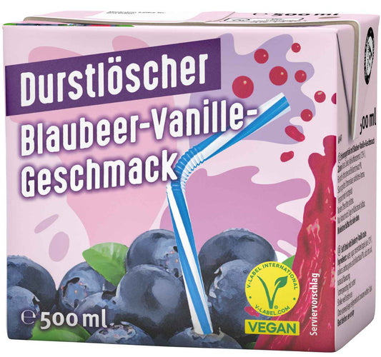 Durstlöscher Blaubeer-Vanille 500ml Deutschland