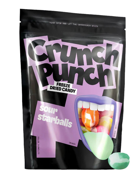 Crunch Punch Sour Starballs - Freeze Dried Candy