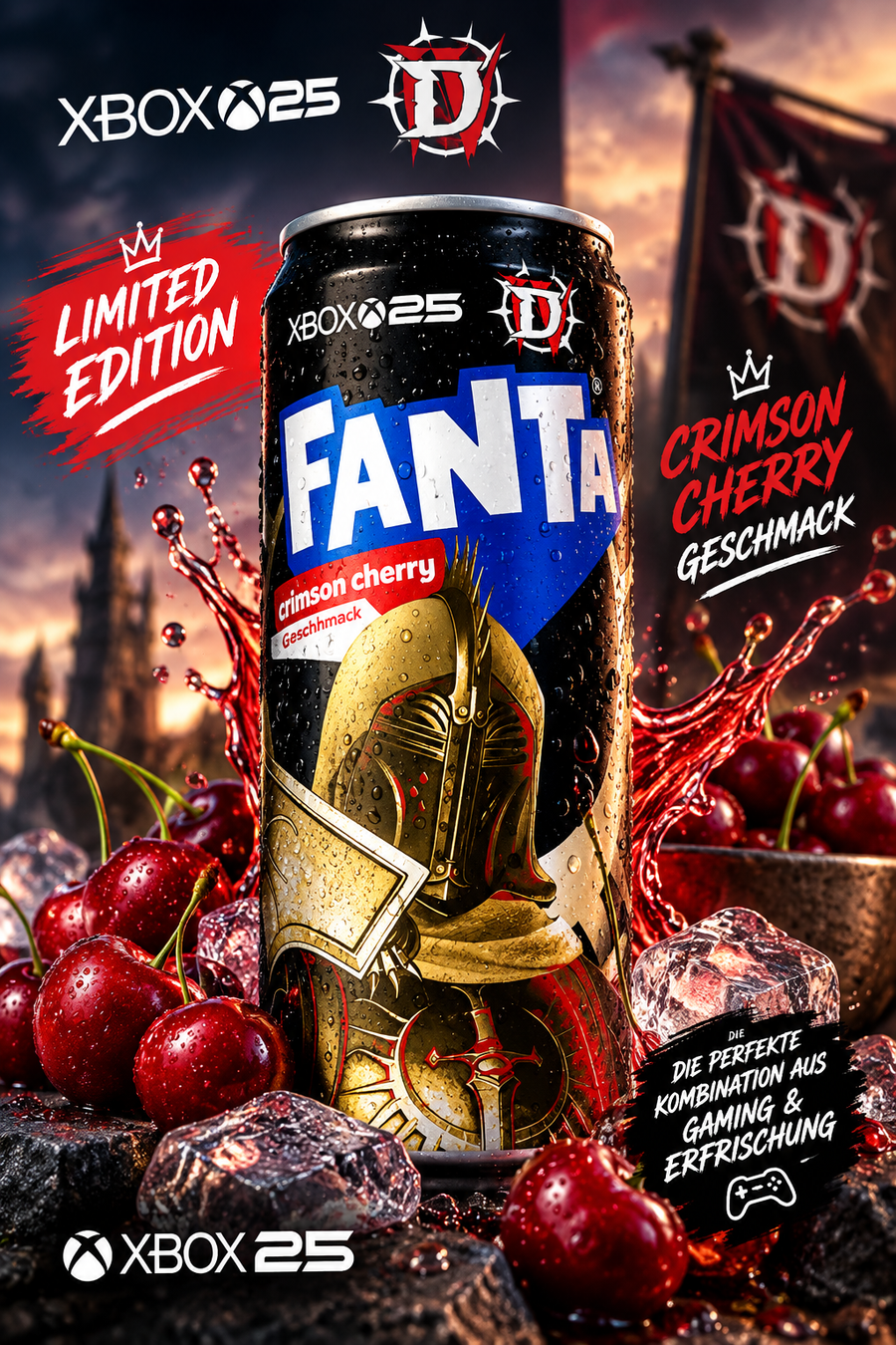 Fanta Crimson Sour Cherry 330ml