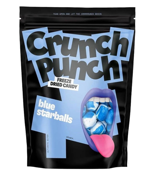 Crunch Punch Blue Starballs - Freeze Dried Candy 50 Gramm