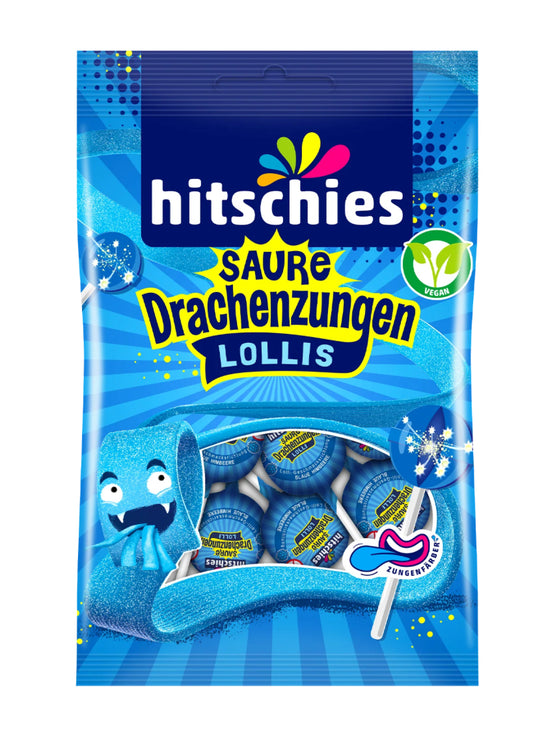 Saure Drachenzungen Lollie blau (1 Stk.)