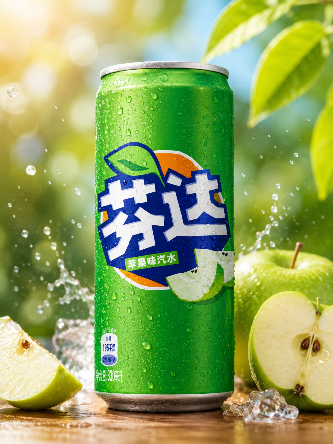 Fanta Green Apple 330ml China