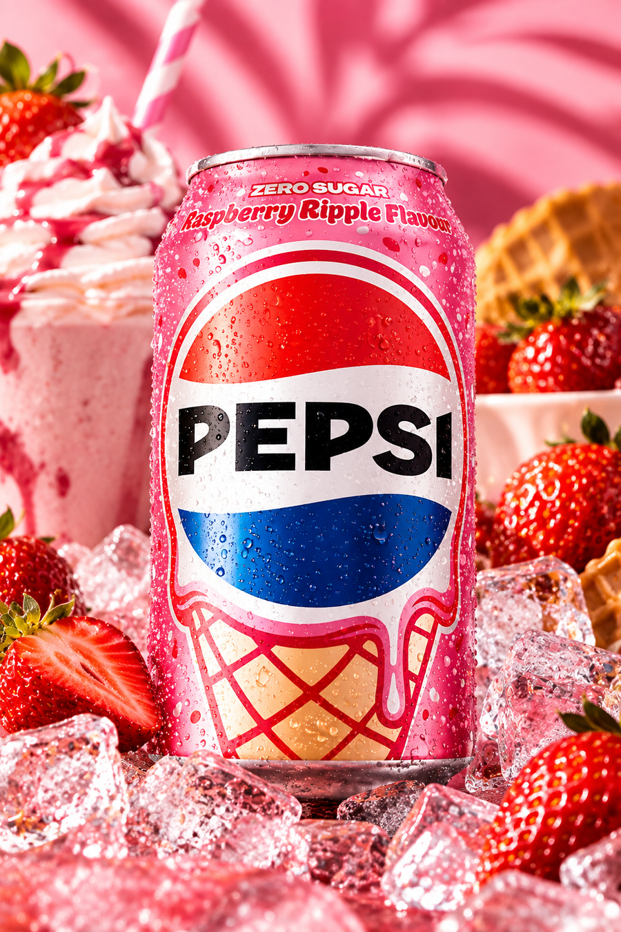 Pepsi Raspberry Ripple 330ml UK
