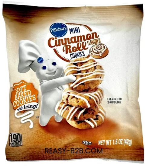 Pillsbury Mini Cinnamon Roll Cookies 42Gramm USA