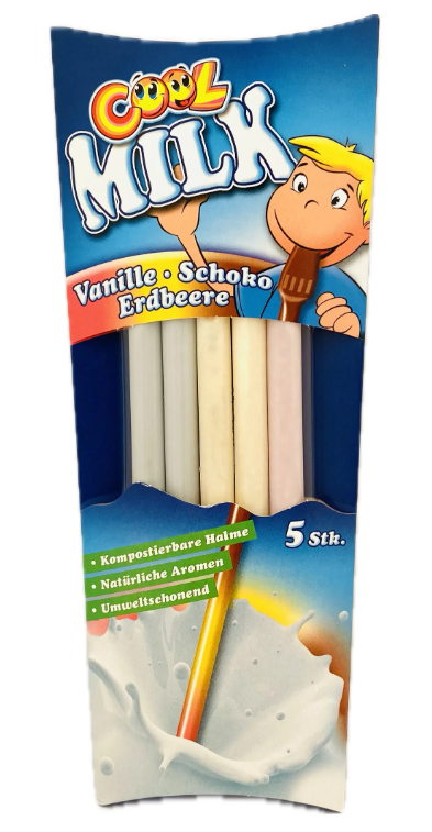 Cool Milk Trinkhalm erdbeer Vanille Schoko 30 Gramm Deutschland