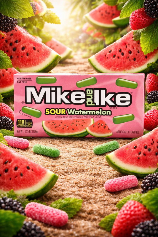 Mike & Ike Sour Watermelon Theater Box 120 Gramm