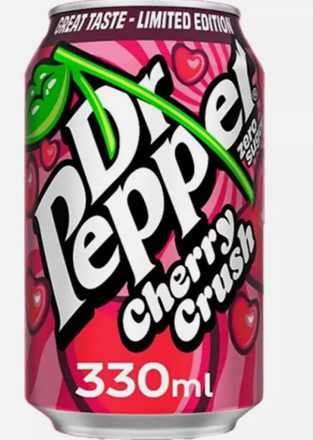 Dr. Pepper Cherry Crush Zero 330ml USA