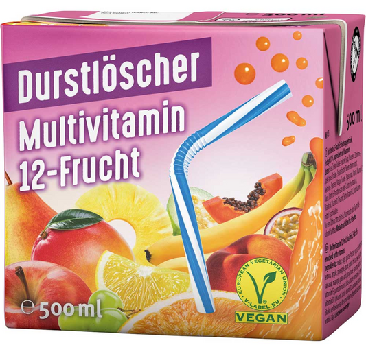 Durstlöscher Multivitamin 12-Frucht 500ml Deutschland
