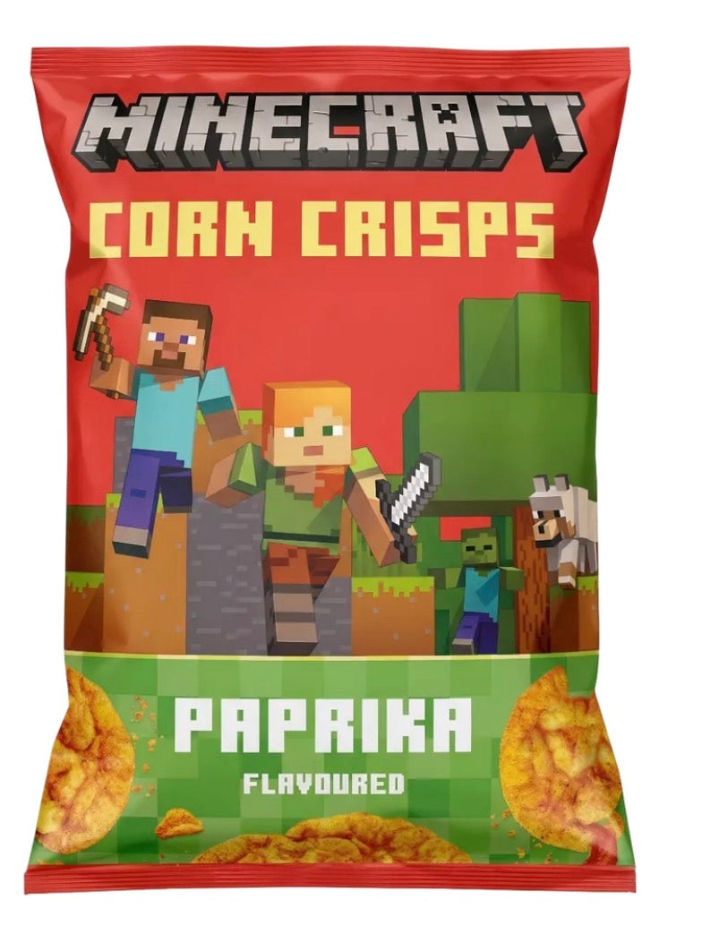Minecraft Corn Crisps paprika 60 Gramm