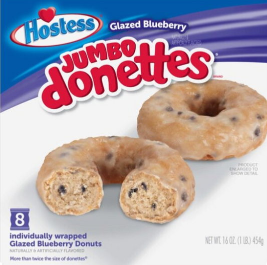 Hostess Glazed Blueberry Donettes USA