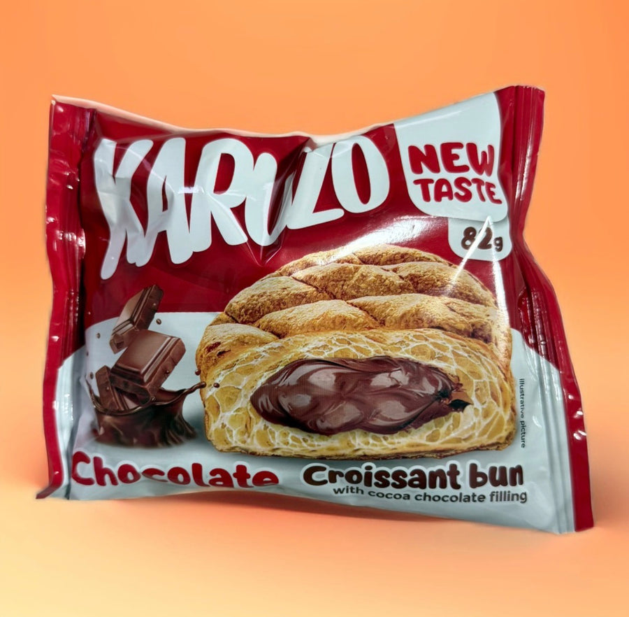 Karuzo Croissant Bun Chocolate Cream 82 Gramm