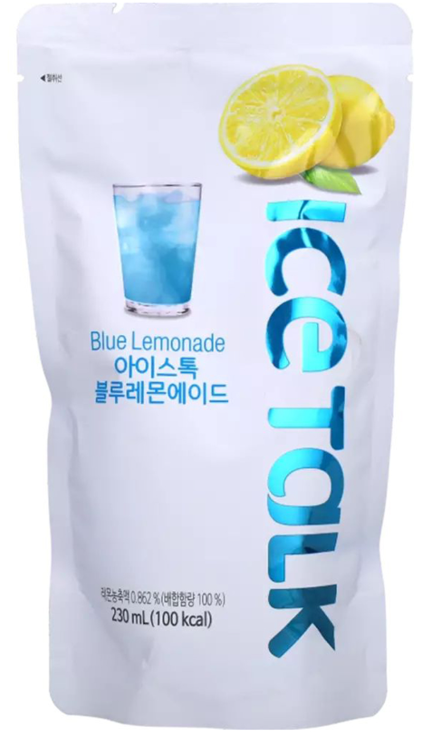 Ice Talk Blue Lemonade 230ml Südkorea