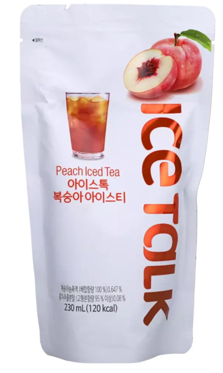 Ice Talk Peach Ade 230ml Südkorea